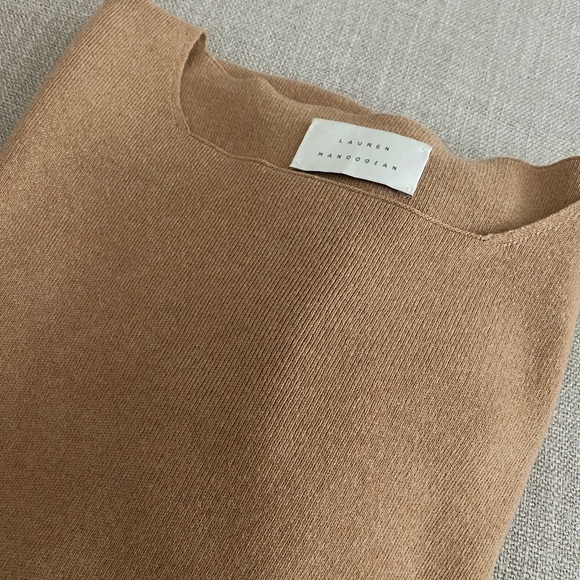 Lauren Manoogian Interlock tan t tunic - Picture 1 of 8